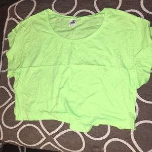 VS Pink Oversized Crop Top